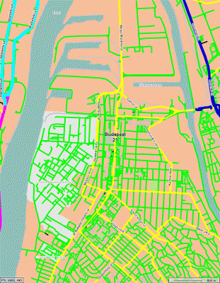 you may recognize cycleways (black=0), residential roads (green = 65280)