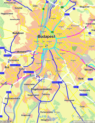 NC4 = city roads (yellow = 65535)<br />NC3 = country roads (blue = 65280)<br />NC2 = trunkroads (magenta = 16711935)<br />NC1 = highways (cyan = 16776960)
