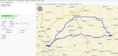 Developer ROuting.API<br />Northern route: REALISTIC - considers live traffic and historical infos<br />Southern route: AVERAGE - considers historical infos