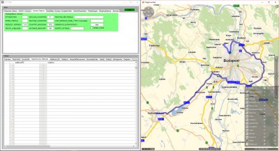 By activating both additional datasources (binary TruckAttributes + FeatureLayers) a large detour occurs.