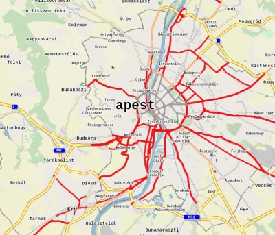 Budapest map