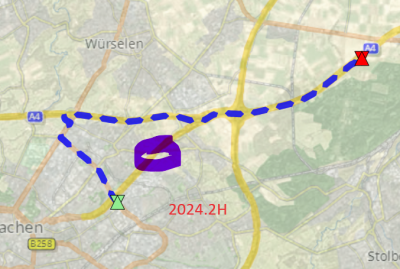 Correct: Haarbachtal Brücke near Aachen 2024.2H (demolished early 2024)