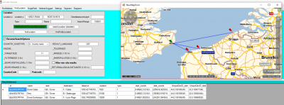 Sample created with xLocate testclient and findCombinedTransport. The polygon lines are just start- and end coordinates of the connections painted bay the testclient.
